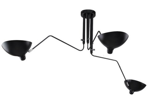 King Home Lampa wisząca RAVEN 3 - metalowa Czarna E27 do hotelu restauracji biura do domu King Home Lampa wisząca RAVEN 3 - metalowa Czarna E27 do hotelu restauracji biura do domu