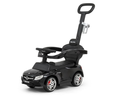 Milly Mally Pojazd z rączką Jeździk Chodzik Pchacz MERCEDES-AMG C63 Coupe Black Czarny schowek pod siedziskiem 12m+ Milly Mally Pojazd z rączką Jeździk Chodzik Pchacz MERCEDES-AMG C63 Coupe Black Czarny schowek pod siedziskiem 12m+
