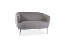 SIGNAL SOFA LENOX 2 TAPICEROWANA SZARY/CZARNY