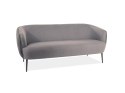 SIGNAL SOFA LENOX 3 TAPICEROWANA SZARY/CZARNY SIGNAL SOFA LENOX 3 TAPICEROWANA SZARY/CZARNY
