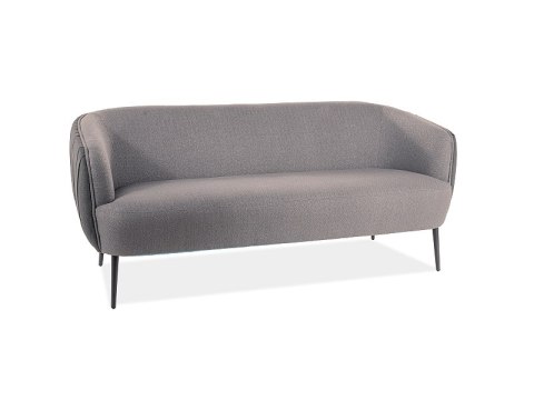 SIGNAL SOFA LENOX 3 TAPICEROWANA SZARY/CZARNY SIGNAL SOFA LENOX 3 TAPICEROWANA SZARY/CZARNY