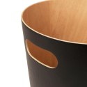 KOSZ NA ŚMIECI WOODROW OKRĄGŁY czarny UMBRA DREWNO LAKIEROWANE FI 23cm KOSZ NA ŚMIECI WOODROW OKRĄGŁY czarny UMBRA DREWNO LAKIEROWANE FI 23cm