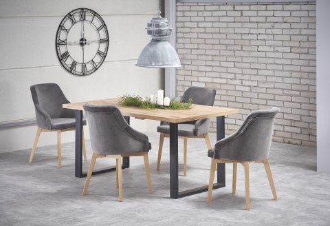 Halmar stół VENOM 160-210 MDF fornir+ABS Dąb wotan Halmar stół VENOM 160-210 MDF fornir+ABS Dąb wotan