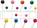 King Home Wieszak ALL COLOURS wielokolorowy - metal King Home Wieszak ALL COLOURS wielokolorowy - metal