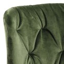 ACTONA Krzesło Batilda VIC Forest green/ pikowa na