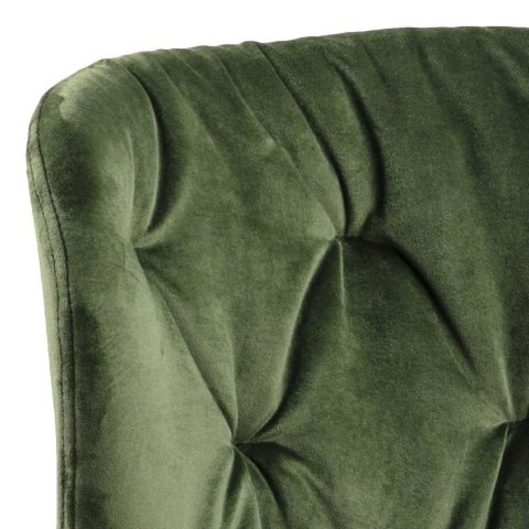 ACTONA Krzesło Batilda VIC Forest green/ pikowa na ACTONA Krzesło Batilda VIC Forest green/ pikowa na