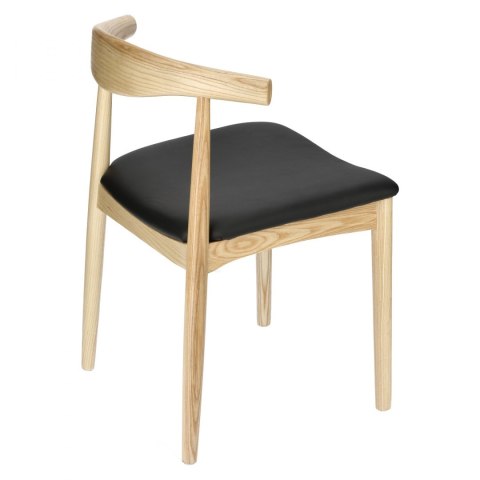 D2.DESIGN Krzesło Codo drewno jesionowe natural siedzisko sztuczna skóra D2.DESIGN Krzesło Codo drewno jesionowe natural siedzisko sztuczna skóra