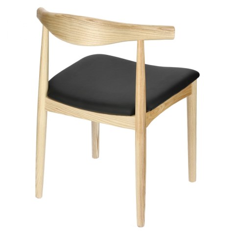 D2.DESIGN Krzesło Codo drewno jesionowe natural siedzisko sztuczna skóra D2.DESIGN Krzesło Codo drewno jesionowe natural siedzisko sztuczna skóra