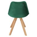 Intesi Krzesło Norden Star Square Velvet zielo ne Intesi Krzesło Norden Star Square Velvet zielo ne