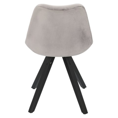 Intesi Krzesło Norden Star Square black Velvet szare Intesi Krzesło Norden Star Square black Velvet szare