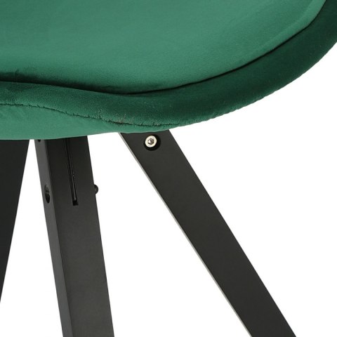 Intesi Krzesło Norden Star Square black Velvet zielone Intesi Krzesło Norden Star Square black Velvet zielone