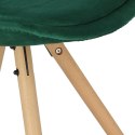 Intesi Krzesło Norden Star Velvet zielony