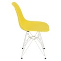 D2.DESIGN Krzesło P016 PP White żółte D2.DESIGN Krzesło P016 PP White żółte