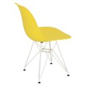 D2.DESIGN Krzesło P016 PP White żółte D2.DESIGN Krzesło P016 PP White żółte
