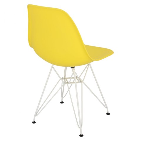 D2.DESIGN Krzesło P016 PP White żółte D2.DESIGN Krzesło P016 PP White żółte