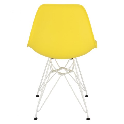 D2.DESIGN Krzesło P016 PP White żółte D2.DESIGN Krzesło P016 PP White żółte