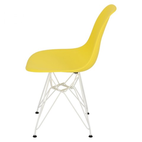 D2.DESIGN Krzesło P016 PP White żółte D2.DESIGN Krzesło P016 PP White żółte