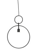 Light&Living Lampa wisząca Dorina matt black Light&Living Lampa wisząca Dorina matt black