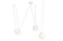 King Home Lampa wisząca sufitowa EYE 3 biała LED aluminium możliwoś rozmieszczenia reflektorów w różnych odległościach od siebie King Home Lampa wisząca sufitowa EYE 3 biała LED aluminium możliwoś rozmieszczenia reflektorów w różnych odległościach od siebie