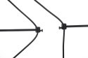 LAMPA WISZĄCA LED FLUSSO LINE 4 CZARNA KLOSZE SZKŁO SATYNOWE King Home LAMPA WISZĄCA LED FLUSSO LINE 4 CZARNA KLOSZE SZKŁO SATYNOWE King Home