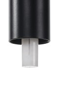 LAMPA WISZĄCA LED FLUSSO LINE 4 CZARNA KLOSZE SZKŁO SATYNOWE King Home LAMPA WISZĄCA LED FLUSSO LINE 4 CZARNA KLOSZE SZKŁO SATYNOWE King Home