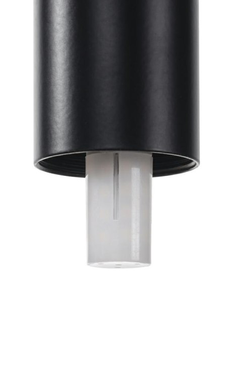 LAMPA WISZĄCA LED FLUSSO LINE 4 CZARNA KLOSZE SZKŁO SATYNOWE King Home LAMPA WISZĄCA LED FLUSSO LINE 4 CZARNA KLOSZE SZKŁO SATYNOWE King Home