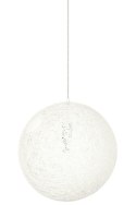 King Home Lampa wisząca LUNA 60 kula biała - sznurek konopny E27 King Home Lampa wisząca LUNA 60 kula biała - sznurek konopny E27