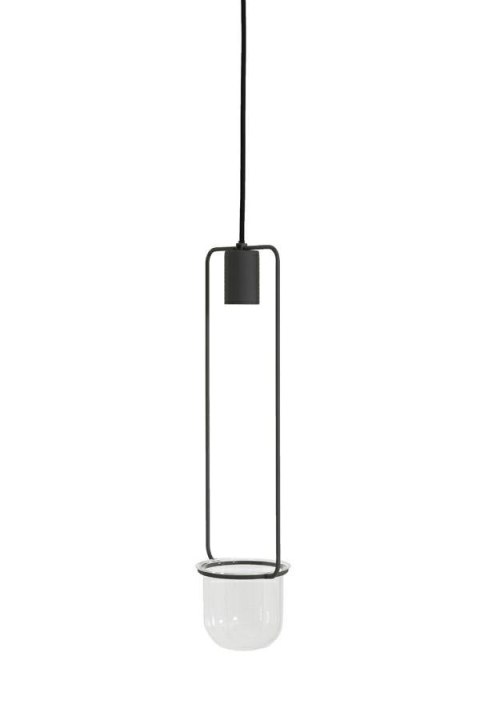Light&Living Lampa wisząca Yazlin z uchwytem na rośli ny szara Light&Living Lampa wisząca Yazlin z uchwytem na rośli ny szara