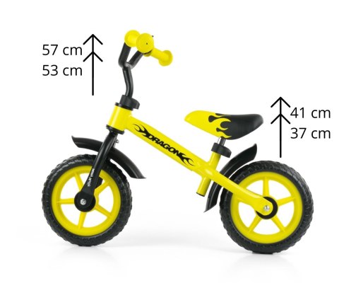 Milly Mally Rowerek Biegowy Dragon yellow Milly Mally Rowerek Biegowy Dragon yellow