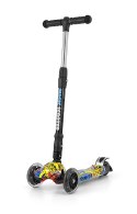 Milly Mally Hulajnoga Scooter Jeździk Magic Graffiti Czarny Żółty regulowana wysokość kierownicy świecące koła hamulec 3 lata+ Milly Mally Hulajnoga Scooter Jeździk Magic Graffiti Czarny Żółty regulowana wysokość kierownicy świecące koła hamulec 3 lata+