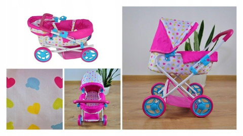 Milly Mally Wózek dla lalek Alice Candy Milly Mally Wózek dla lalek Alice Candy