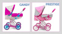 Milly Mally Wózek dla lalek Alice Candy Milly Mally Wózek dla lalek Alice Candy