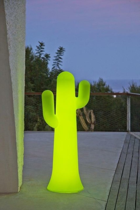 NEW GARDEN lampa ogrodowa PANCHO C limonkowa - LED