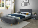 ŁÓŻKO DWUOSOBOWE AZURRO SIGNAL TKANINA VELVET 160X200 KOLOR SZARY / DĄB ZE STELAŻEM ZAGŁÓWEK PIKOWANY ŁÓŻKO DWUOSOBOWE AZURRO SIGNAL TKANINA VELVET 160X200 KOLOR SZARY / DĄB ZE STELAŻEM ZAGŁÓWEK PIKOWANY
