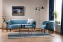SIGNAL SOFA LENOX 2 TAPICEROWANA NIEBIESKI/CZARNY SIGNAL SOFA LENOX 2 TAPICEROWANA NIEBIESKI/CZARNY