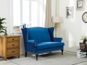 SIGNAL SOFA BENJAMIN 2 VELVET GRANATOWY/ WENGE SIGNAL SOFA BENJAMIN 2 VELVET GRANATOWY/ WENGE