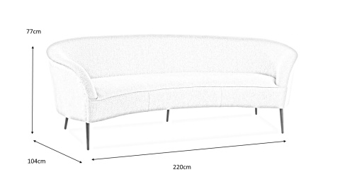 SIGNAL SOFA ELVIS TAPICEROWANA SZARY/ CZARNY SIGNAL SOFA ELVIS TAPICEROWANA SZARY/ CZARNY