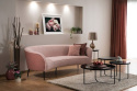 SIGNAL SOFA ELVIS TAPICEROWANA RÓŻOWY/ CZARNY SIGNAL SOFA ELVIS TAPICEROWANA RÓŻOWY/ CZARNY