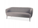 SIGNAL SOFA LENOX 2 TAPICEROWANA SZARY/CZARNY