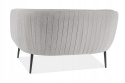 SIGNAL SOFA LENOX 2 TAPICEROWANA SZARY/CZARNY