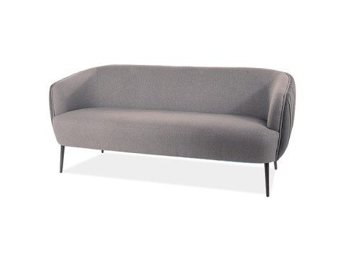SIGNAL SOFA LENOX 3 TAPICEROWANA SZARY/CZARNY SIGNAL SOFA LENOX 3 TAPICEROWANA SZARY/CZARNY