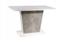 SIGNAL STÓŁ CALIPSO BIAŁY MAT / SZARY (EFEKT BETONU) 110(145)X68,6 PŁYTA LAMINOWANA SIGNAL STÓŁ CALIPSO BIAŁY MAT / SZARY (EFEKT BETONU) 110(145)X68,6 PŁYTA LAMINOWANA