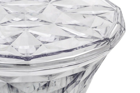 STOŁEK TABORET SOLO okrągły TRANSPARENTNY poliwęglan King Home STOŁEK TABORET SOLO okrągły TRANSPARENTNY poliwęglan King Home