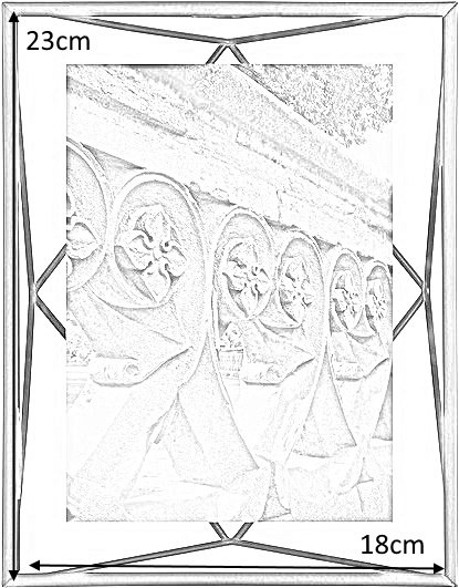 UMBRA ramka na zdjęcia PRISMA 13x18 cm - czarna metal szkło stojąca / wisząca UMBRA ramka na zdjęcia PRISMA 13x18 cm - czarna metal szkło stojąca / wisząca