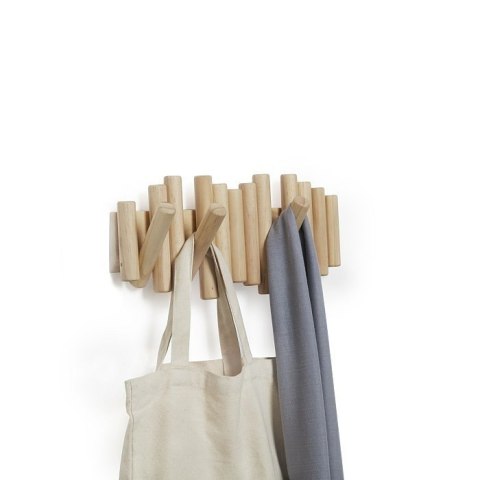 UMBRA funkcjonalny wieszak na ubrania PICKET - drewno naturalny UMBRA funkcjonalny wieszak na ubrania PICKET - drewno naturalny