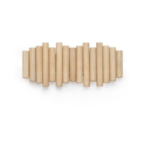 UMBRA funkcjonalny wieszak na ubrania PICKET - drewno naturalny UMBRA funkcjonalny wieszak na ubrania PICKET - drewno naturalny