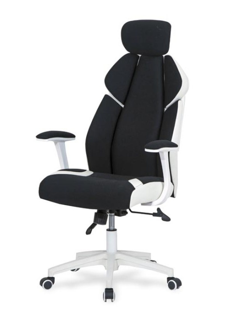 Halmar CHRONO fotel gabinetowy obrotowy biało-czarny Multiblock gamingowy krzesło do biurka Gamingowe Halmar CHRONO fotel gabinetowy obrotowy biało-czarny Multiblock gamingowy krzesło do biurka Gamingowe