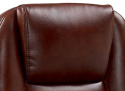 HALMAR CODY fotel gabinetowy brązowy ekoskóra TILT