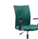 Halmar DORAL fotel młodzieżowy ciemny zielony tkanina