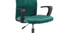 Halmar DORAL fotel młodzieżowy ciemny zielony tkanina